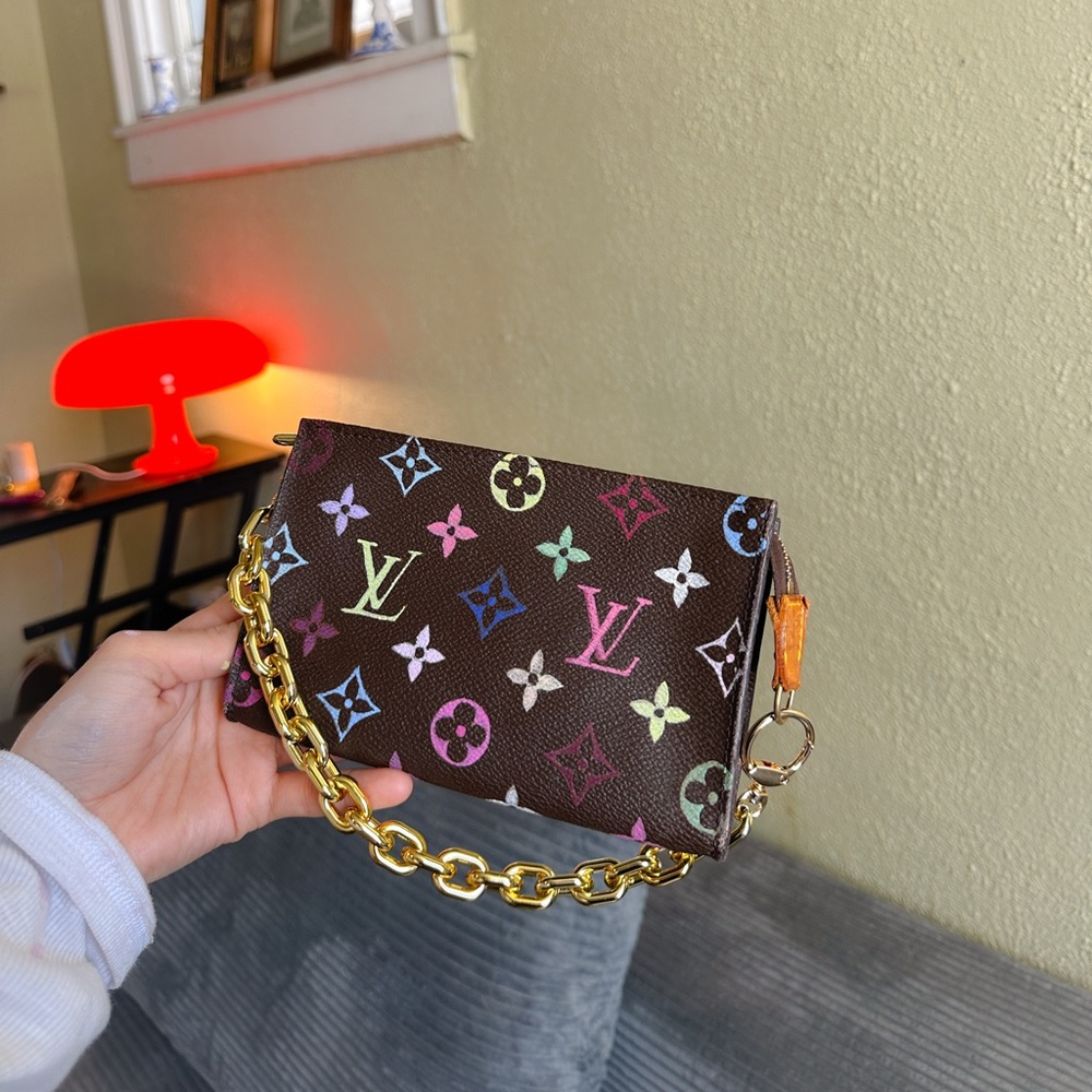 🍒✨customized Authentic Louis Vuitton Brown Monogram Canvas Mini Bag ✨🍒 - Picture 4 of 9